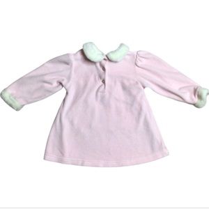 Babyworks Pink Holiday/Christmas winter dress 24M